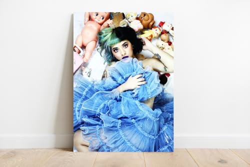 Mela-nie Martinez Singer Poster, Cry Baby Print, Aesthetic Canvas Posters for Living Room, Bedroom, Decorative Decor Wall Art Home, Gift for Pop Music Fans