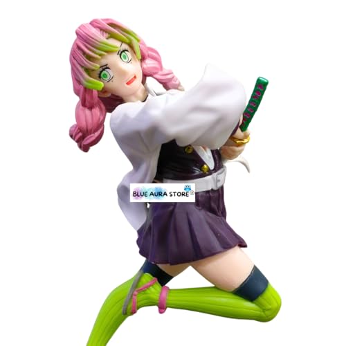 Image of Blue Aura Anime Action Figures Height-19CM PVC Multicolour Anime Action Figures for Anime Fans | Mit-ssuri in Air