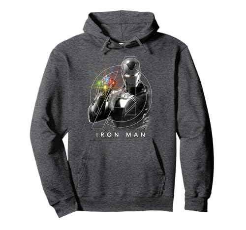 Marvel Avengers Iron Man Infinity Gauntlet Portrait Pullover Hoodie