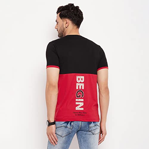 Image of Duke Stardust Men Half Sleeve Round Neck Cotton T-Shirt (LF5830 Black XL)