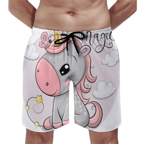 Short de bain homme licorne maillot de bain plage