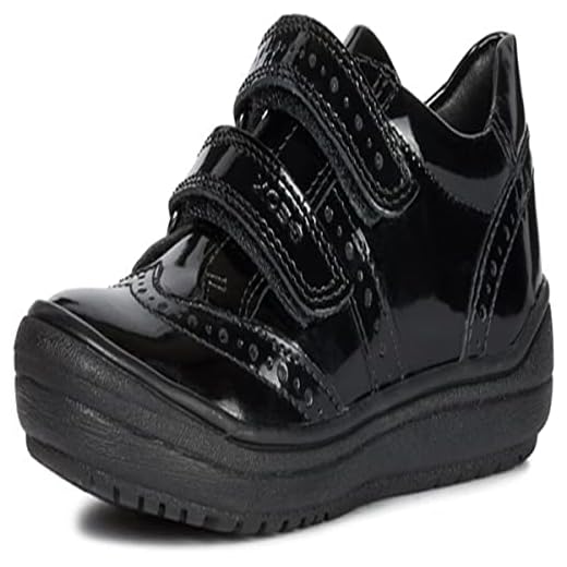 Geox Mädchen J Hadriel Girl G Schuhe, Schwarz, 37 EU
