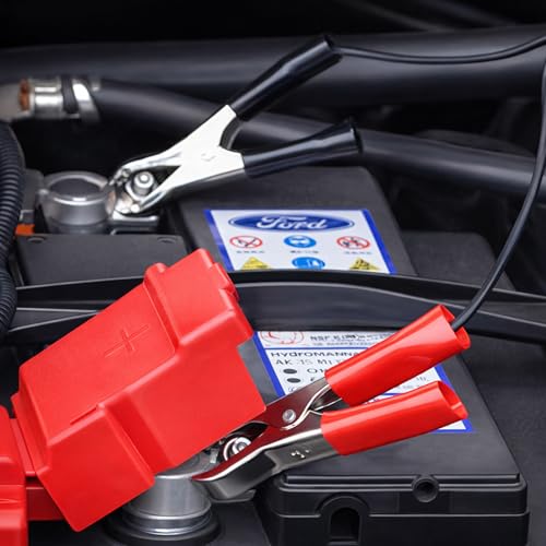Image of 5Pair Alligator Clips Electrical, 50A 3.1inch Heavy Duty Insulated Pure Copper Charging Battery Clips Alligator Clamps, Spring Loaded Truck Car Electrical Battery Test Jumper Lead Probe