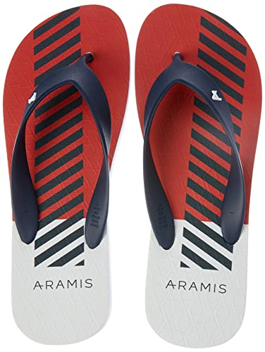 Aramis Way Chinelo, Masculino, Branco/Marinho, 40