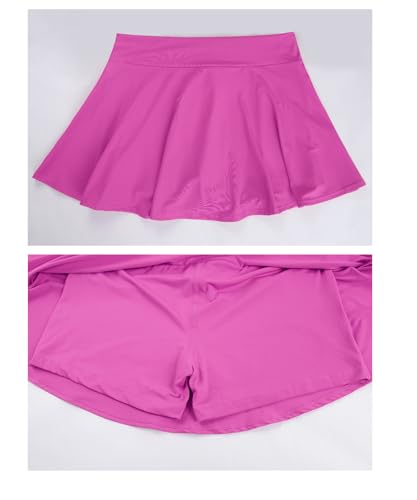 ThreeH Saia feminina plissada de cintura alta para tênis de golfe com shorts, Preto, M