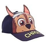 PAW PATROL Hut für Jungen, Verstellbare Kappe, Chase 3D Design, Sommermütze Jungen, Geschenk für Jungen