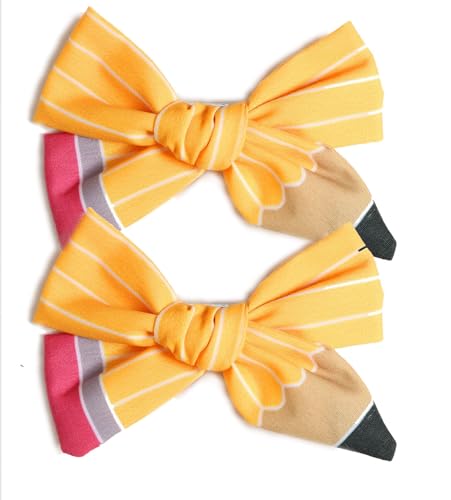 Back to School Hair Accessories for Girls (2 Pcs)