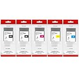 PFI-121 Ink/PFI-121 PFI121 Pigment Ink Tank Bundle Compatible for Canon PFI-121M PFI-120MBK PFI-120BK PFI-120C PFI-120Y Ink Tank Replacement for Canon imagePROGRAF TM-250 TM-350 TM-355 TM-255 Ink Tank