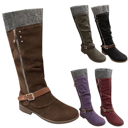 Bottes de travail antidérapantes en daim pour marcher sans glisser cet hiver - 4