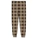 Plaid Pajama Pants Men Lounge Pants with Pockets Soft Sleep Pants Cuffed Casual Loose Fit Pj Bottoms with Drawstring