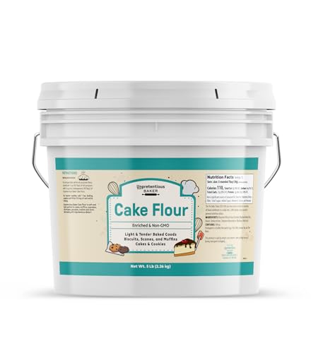 Unpretentious Cake Flour, 1 Gallon, Great For Cakes, Biscuits, Scones, Muffins