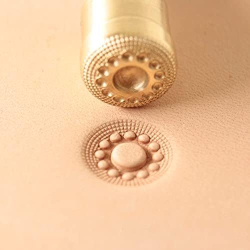 DandS ltd Leather Stamp Tool, Scrollwork, Professional Steel Craft Tool for Leatherworking, Embossing, Carving & Stamping Leather Projects, Belts Wallets & DIY Projects Compatible with Mallet #483