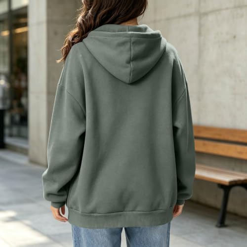 Lightweight Hoodies for Women Zip Up Casual Baggy Hooded Drawstring Jackets - image 3
