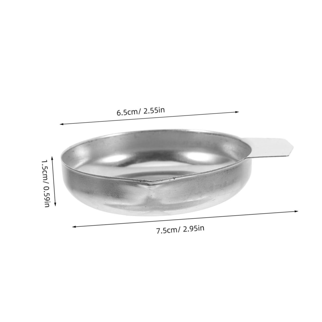 Angoily 2pcs Stainless Steel Rhinestones Scale Pans Precision Jewelry Kitchen Weighing Trays Digital Portable Scale for Store