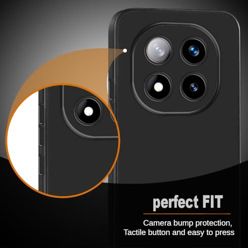 Image of Back Cover for Mi Redmi Note 14 Pro Plus 5G | Full Camera Protection | Premium Liquid Silicon Case | Flexible Bumper Case for Mi Redmi Note 14 Pro Plus 5G (Grey)