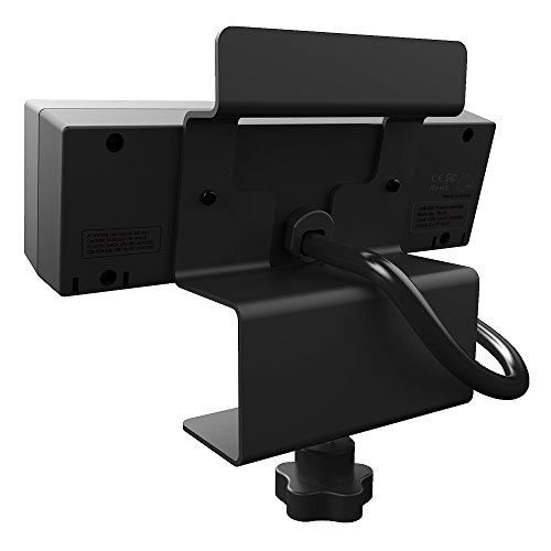 ChargeTech Desktop Outlets Power Strip - Mountable Desk Charging Station Includes 3 AC Outlets and 2 2.4A USB Ports with a Mount for Your Mobile Device or Tablet