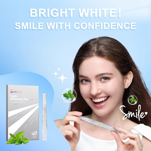 Image of Teeth Whitening Pen(4 Pens),Effective Whitening Gel for Adults,No Sensitivity Teeth Whitener,Mint Flavor Teeth Whitening Gel Pen