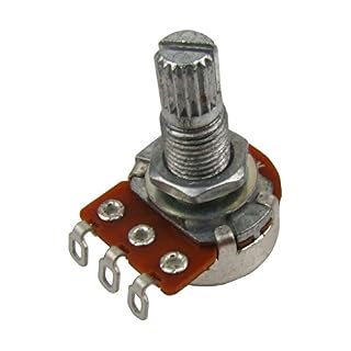 A250K Potentiomètres Longs de Guitare Audio À Manche Double Pour Audio Pour Parties de Basse de Guitare – Image 2