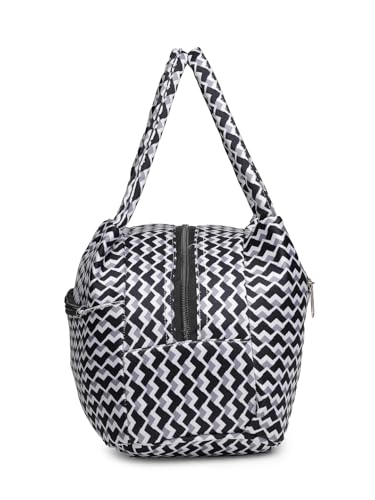 Image of ENSAC Fabric Hand Lunchbag For Women | Trendy Shoulder Bag for Daily Use | Lightweight, Spacious & Stylish Lunch bag for Office, Shopping, & Travel Use