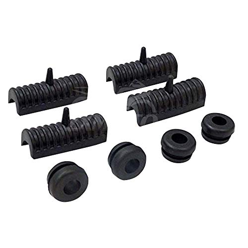 ZXMOTO 4PCS Saddlebag Cushions & Grommets Fits For 1994-2013 Harley Touring Models Road King