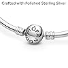 PANDORA Moments Ball Clasp Bangle Bracelet - Gold Bracelet for Women - Sterling Silver - With Gift Box - 6.7 #4