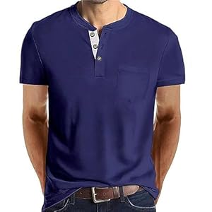 Generisch Urban Henley T-Shirt Set 4XL