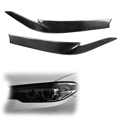 Sourcils de phares en fibre de carbone pour BMW G30 G38look carbone premium