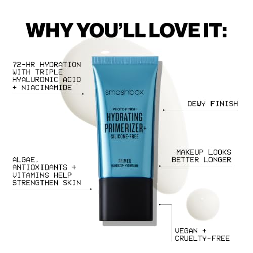 Image of Smashbox Photo Finish Primers | Face Primers for Makeup, Smooths Skin & Extends Makeup Wear | Hydrating, Pore-Minimizing & Mattifying Formulas
