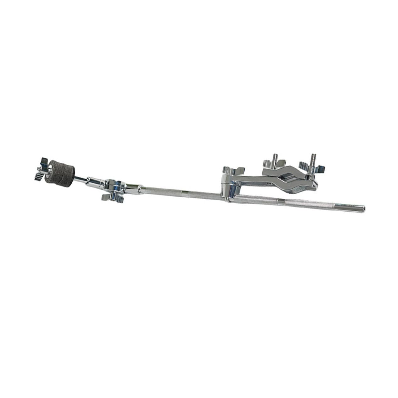 Yardwe Support de Cymbale, Accessoire de Bras Extensible en Acier Inoxydable, Fixation Facile pour Perche de Pied de Cymbale, Usage en Accessoires D’Instruments