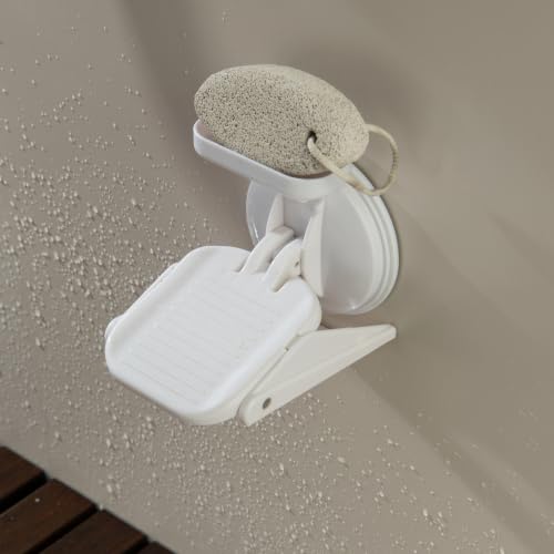 Shower Foot Rest with Suction Cup and Anti-Slip Surface