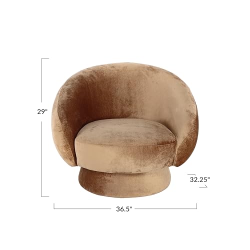 Sillón elegante tela naranja oscuro miniatura 2