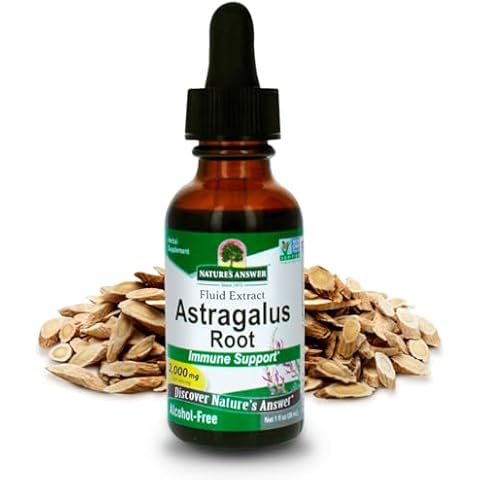 Nature's Answer Astragalus Root Alcohol Free Herbal Supplement Cover