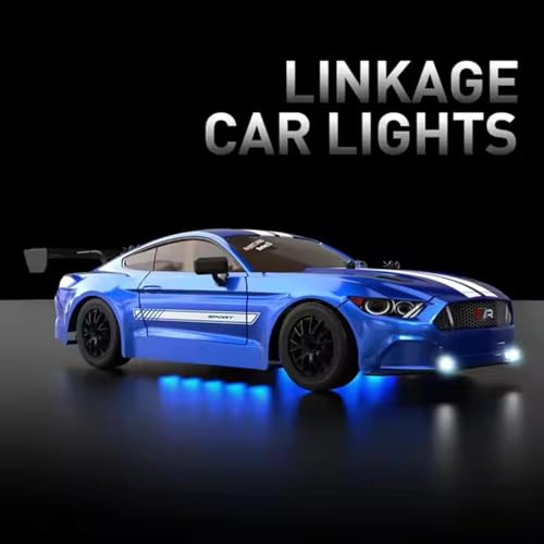 Image of Bestie toys Remote Control Car 25Kmph, 2.4Ghz Rc Drift Car, RC, Drift Car Remote Control, Flexible PVC Shell, Long Range with Multi LED Lights Gost Blue
