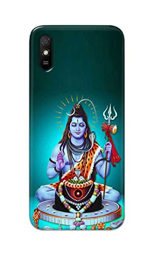 Image of Printed Hard Back Cover Case for Mi Redmi 9A | Mi Redmi 9AT | Mi Redmi 9A Sport Back Cover (Lord Shiva) -1803