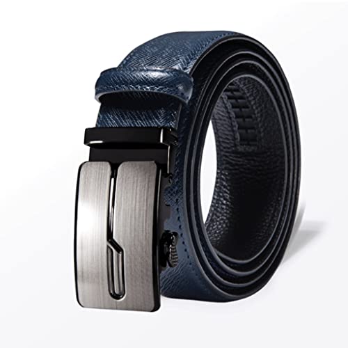 Genuine Leather Belts Men Waist Strap Metal Automatic Buckle Men Belts