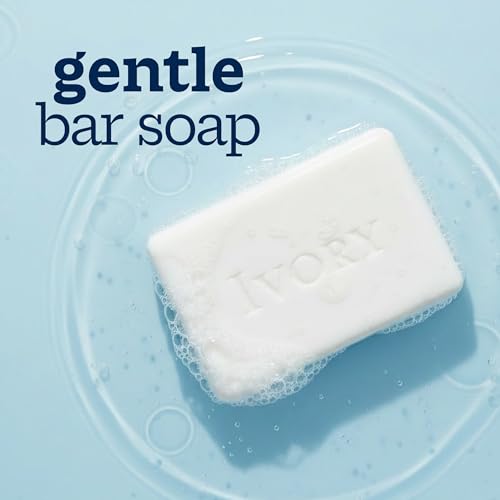 Image of Ivory Gentle Bar Soap, Designed for Whole Family, 99.44% Pure Formula, Plant-Based Cleanser, Made Without Heavy Perfumes, Parabens & Phthalates, For All Skin Types, Original Scent, 3.17 oz (3 Count)