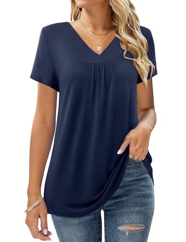 Damen T-Shirt Mit Flügelärmeln - Lässiges Sommer Top Mit Struktur In Größen S-XXL