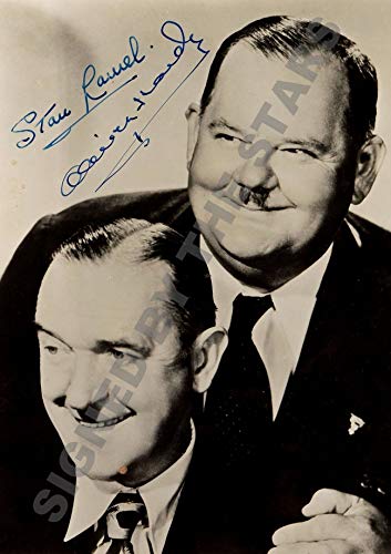 Splendida qualità LAUREL & HARDY NEW (1) Stampa fotografica autografata