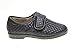 Zapatilla Velcro Mujer Tipo Zapato Doctor Cutillas en Negro Talla 41