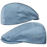 Schirmlänge: 5.2 cm Kangol Liquid Mercury Flatcap Schirmmütze Schiebermütze (L (58-59 cm) - hellblau)