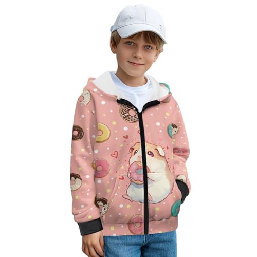 GzzxiailgKids Clothes Full Zip Up Hoody Sweatshirts for Girls Boys Active Hoodies Long Sleeve Student Activewear Casual2