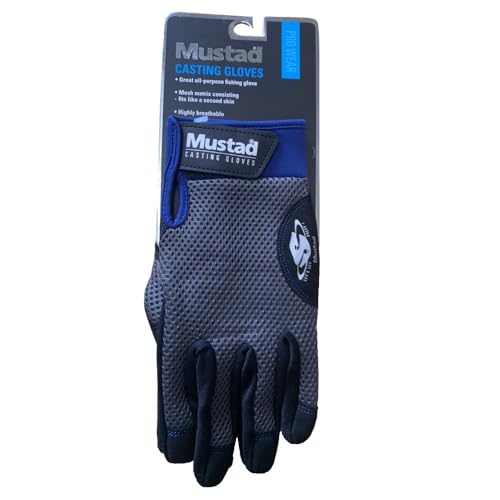 Gants de Lancer Mustad Pêche Exotique - Accessoire Protection Main Lancer Lourd