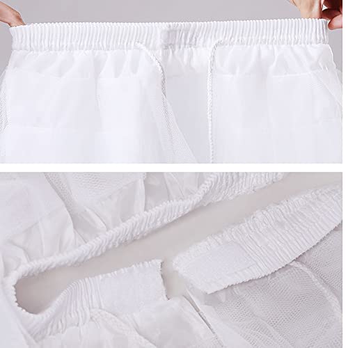 Traumhk Petticoat For Girls Kids 3 Layers Hoopless Crinoline Slip Underskirt Evening Wedding Party Dress #TOP5