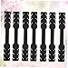 FRCOLOR 10PCS Adjustable Mask Hanging Hooks Ear Protective Strap Adjuster for Comfortable Mask Wearing for Enhanced Black