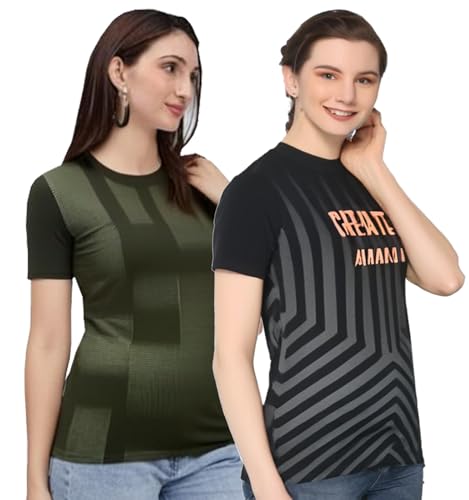 Image of SHAUN Women Dryfit T-Shirt (905W1 $P Pack of 1)