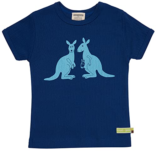 loud + proud Camiseta Derby Rib, Gots certificada, azulón, 62-68 Unisex niños