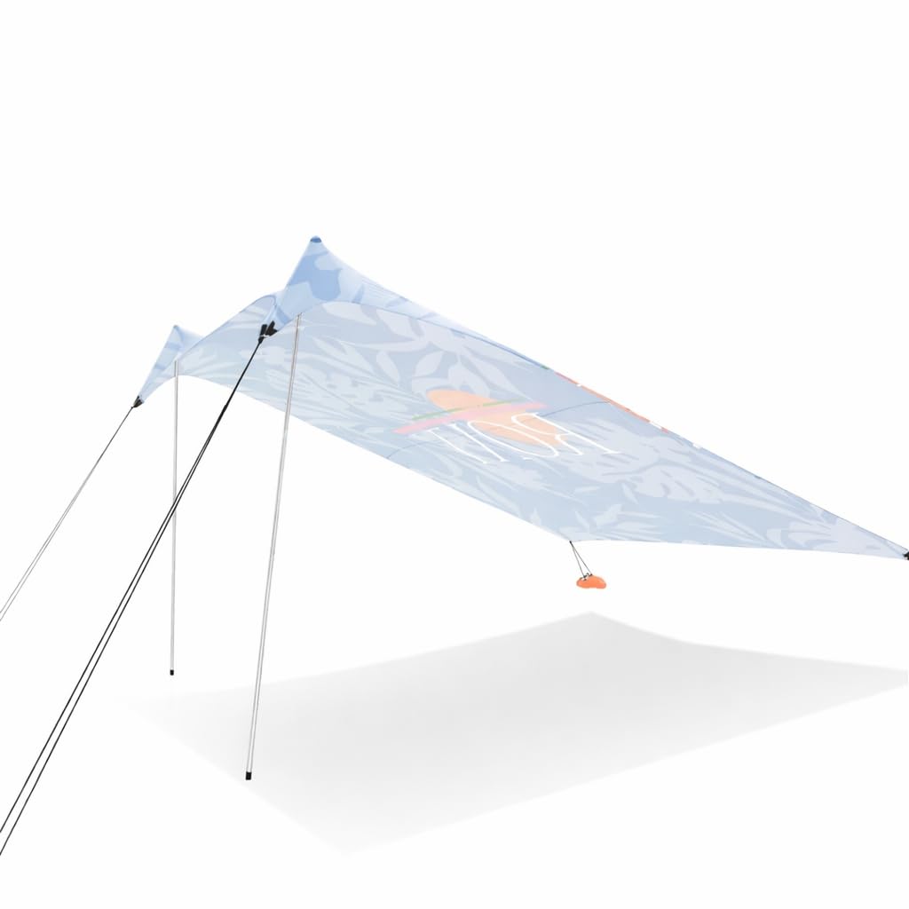 ROXY Refugio de Playa portátil – Tienda de campaña de protección Solar UPF 50+ con Anclajes de Saco de Arena y ventilación, Ligero e Impermeable para Playa, Campamento o Uso al Aire Libre – Se Adapta