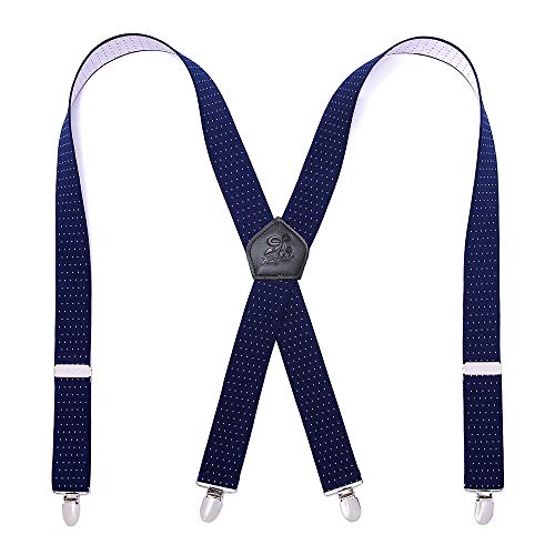 Tirantes elásticos para evitar caídas de pantalones con clips extra fuertes