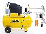  COMPRESSORE D\'ARIA ABAC MONTECARLO B20 BASILIN- 8 BAR HP2 LITRI 50 COL KIT 8 PEZZI ABAC -V-