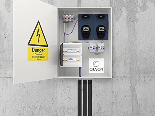 Cilson - Canalina passacavi autoadesiva, 20 m, con...